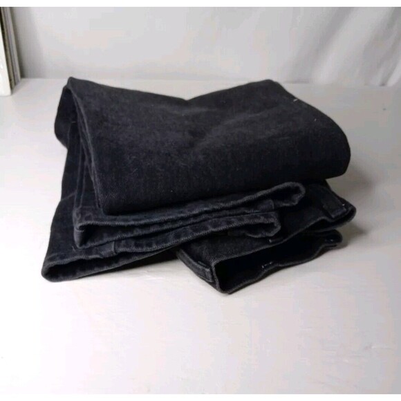 Wrangler 5 X 36 Made In USA Jeans Novak, Black Hi-Rise - Picture 5 of 5